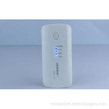 Portable Mobile Charging 5600 mah Emergency Power Bank / Li